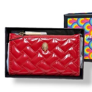 Kurt Geiger Red Quilted Wallet